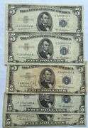 5 1953A $ 5 Silver Certificates
