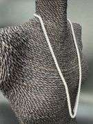 Sterling Silver Rope Chain Necklace 24 Inch