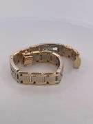 MEN'S CERTIFIED BRAND NEW 14K YELLOW AND WHITE GOLD DIAMOND BRACELET
