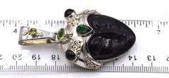 2 Lot of 925 sterling silver Sajen pendants