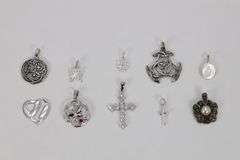 Sterling Silver .925 Curated Charm Lot of 10