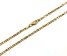 Useful 18K YG Anchor Link Necklace