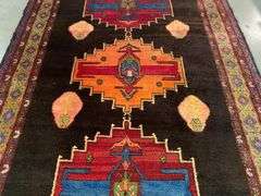 Unique Persian Hamedan Rug 5'.3"x8'
