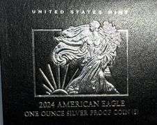 2024 S  Proof Silver Eagle With Box & Paper