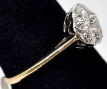Lavish Diamond Vintage Style Ring in 10K Yellow Gold
