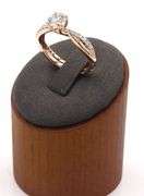 14kt Rose gold 1.04ct Ideal cut lab grown diamond ring