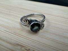 Sterling Silver Mystic Quartz Ring Size 7