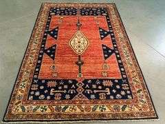 Stunning Kazak Rug 4.2x6.2