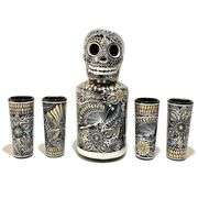 Hand-Painted Tequila Decanter Set
