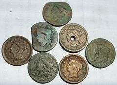 7 Cull Large Cents