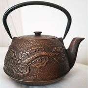 Japanese Dragon Cast Iron Teapot