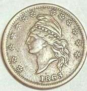 Nice 1863 Patriotic Token