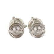 2.07ctw Round Diamond Solitaire Stud Earrings in 14K