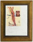 Exclusive Salvador Dali Signed Lithograph from 'Imaginations and Objects of The Future' suite, 1975