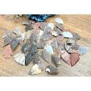 Lot of 50 Natural Agate Arrowheads
