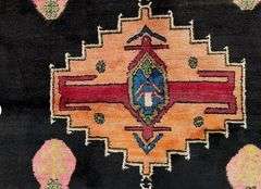 Unique Persian Hamedan Rug 5'.3"x8'