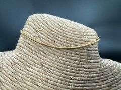 Gold Plated Sterling Silver Snake Chain 1.5mm Bracelet 7"