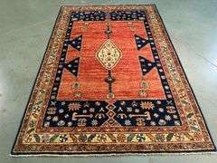 Stunning Kazak Rug 4.2x6.2