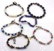Group lot of 6 vintage 925 sterling silver bracelets