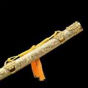 Golden Dragon Katana Sword with Display Stand