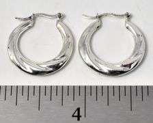 Hoop Earrings in Sterling Silver
