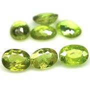 Collectors 8.74ct rich lime yellow Sphene set