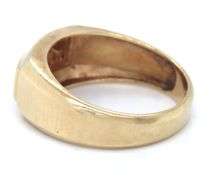 10kt Yellow gold diamond men's ring