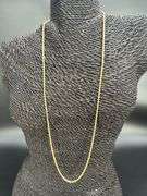 10k Yellow Gold Solid Round Rope Link Chain 2.5mm Necklace 26"