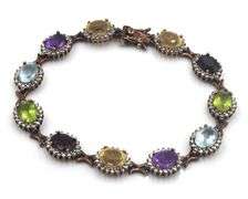Group lot of 3 vintage 925 sterling silver bracelets