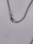 CERTIFIED 14K WHITE GOLD DIAMOND NECKLACE