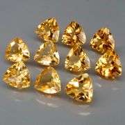 Ravishing 10.43ct 10pc golden Citrine set