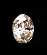Huge Rare 4.25 Ct  Oval White Lab Simulated Diamond Solitaire
