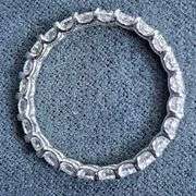 14K WHITE GOLD LAB GROWN DIAMOND WEDDING BAND