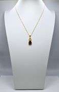 18 Kt Yellow Gold Plate Simulated Padpaparacha Sapphire Bracelet and More4 Piece Jewelry Set