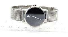 Movado Museum classic quartz black dial watch