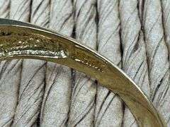 10k Yellow Gold White CZ Crown Quinceanera 15 Ring Size 7