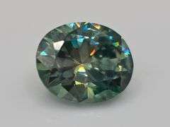 Huge Rare 7.16 Ct  Oval Green Lab Simulated Diamond Solitaire