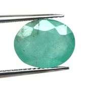 Glowing green! Simply beautiful 3.79ct Zambian Emerald!