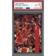 Michael Jordan 1995 Basketball Card Graded 8