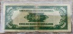 Very collectable 500 Federal Reserve Note