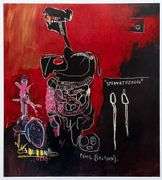 Colorful Jean-Michel Basquiat From 'Symbols and Signs'