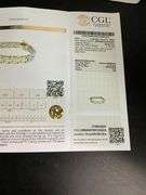 MEN'S CERTIFIED BRAND NEW 14K YELLOW AND WHITE GOLD DIAMOND BRACELET
