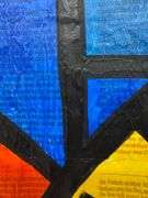 Jesus  “The Light of the Gospels” original painting, from the books of Matthew, Mark, Luke, and John