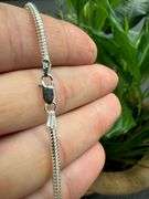 Sterling Silver Snake Chain 2.3mm Solid 925 New Brazilian Necklace 18"