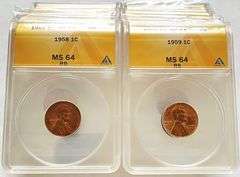 12 Very High Grade Lincoln Cents