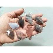 Lot of 50 Natural Agate Arrowheads