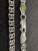 Sterling Silver Italian Love Heart Chain 4.8mm Solid 925 Italy Infinity Promise Necklace 20"