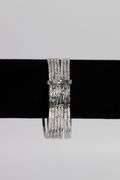 .925 Sterling Silver Baby 7 Day Bangle Bracelet Inside Diameter 55mm