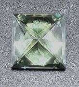 Amazing 3.95 Ct Mint Green Princess Cut Lab Simulated Diamond
