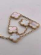 CERTIFIED BRAND NEW 18K YELLOW GOLD CLOVER LEAF BRACELET